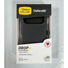 OtterBox Defender Case with Holster Case for iPhone 17 Pro, Black Case