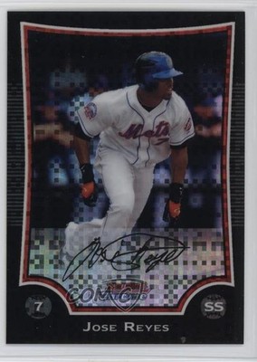 2009 Bowman Chrome X-Fractor 11/250 Jose Reyes #16 11bi