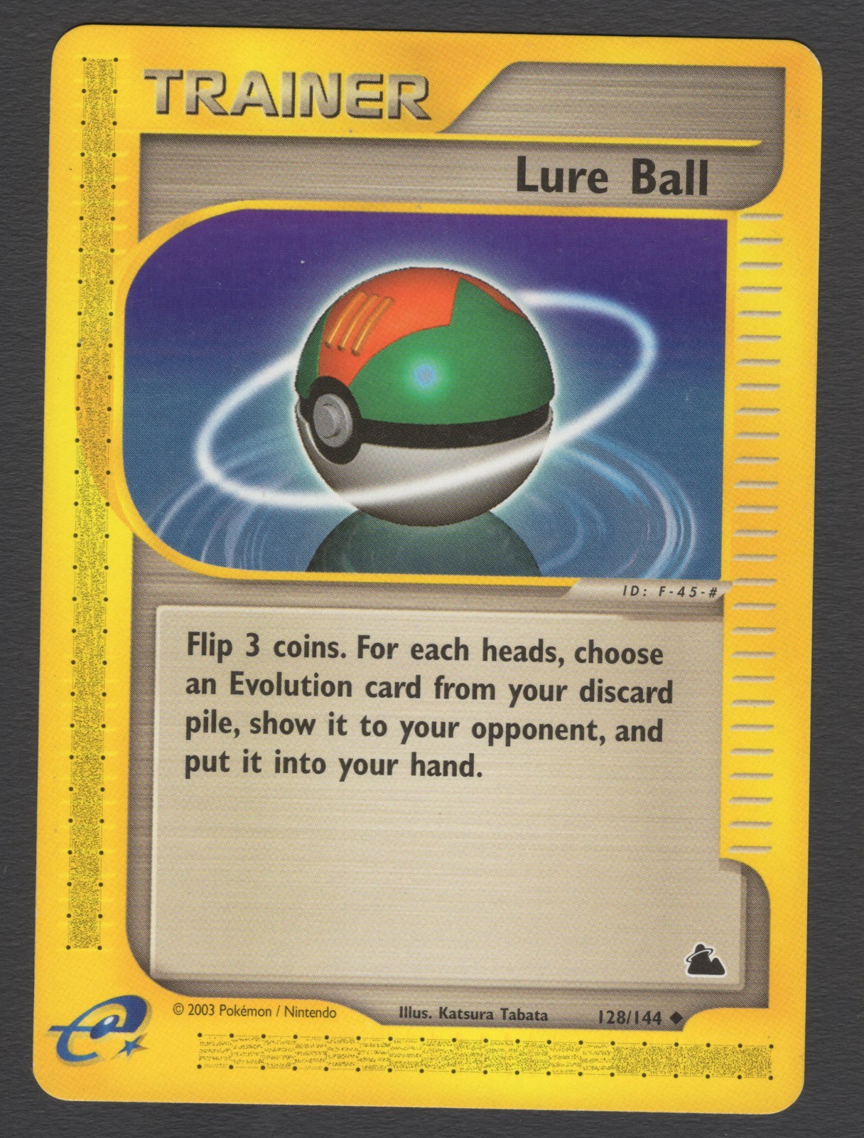 Lure Ball 128/144 Non Holo NM Pokemon Card HQ Scan