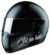 2 Pieces Let 'em Motorcycle Reflective Hate