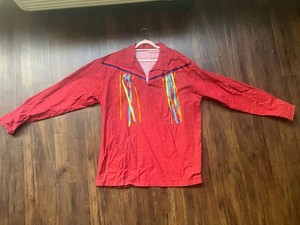 NEW Men's 3XL Powwow Regalia Indigenous Ribbon Shirt Native American