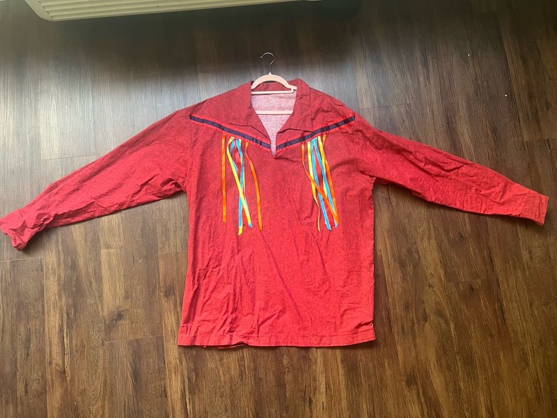 NEW Men's 3XL Powwow Regalia Indigenous Ribbon Shirt Native American