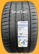 Set Of Two Brand New 29530zr21 102y Michelin Pilot Sport 4s Ps4s Tires 2953021