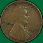 1918-S Lincoln Wheat Cent Extremely Fine XF Coin #39976