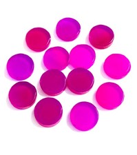 Top Quality Rani Chalcedony Round Coin Flat Loose Gemstone Size 5mm To 15mm