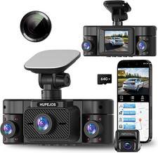 Dash Cam Front and Rear inside 360  Dash Caemra for Cars 4 Channel Dashcam V50-4