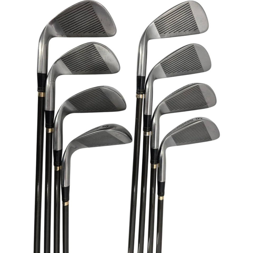 Slotline USA Inertial Radius Sole Iron Set 3-SW RH R-Flex Boron Graphite Shafts - Image 2 of 4