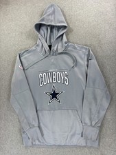 Dallas Cowboys Nike Dri Fit Screened Football Hoodie Sweatshirt Men's Large