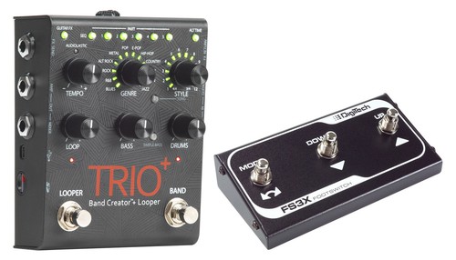 DigiTech Trio+ Band Creator Set Schlagzeug Begleitband Looper FS3X