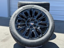 22 Gloss Black Wheels Rims Tires 22x9 6x139.7 Fits Cadillac Escalade 2000-2026