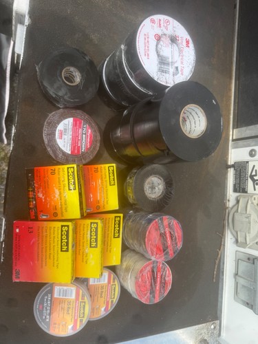 Various Rolls of electrical tape (1 Lot totaling 30 rolls)