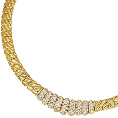 Van Cleef & Arpels Vintage Collier Diamant 750YG P0063272