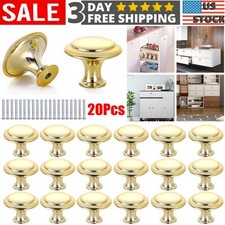 20PCS Gold Cabinet Knobs Drawer Pulls Door Handles for Kitchen Cupboard