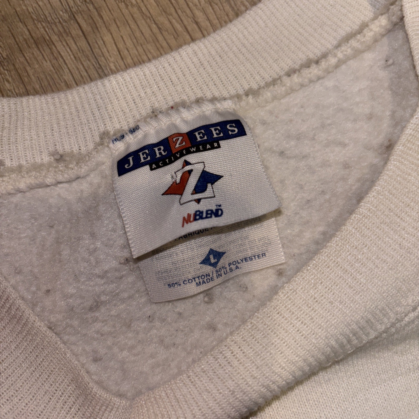 Polo Jerzees Vtg Patchwork Quilted Flag Preppy Be… - image 3