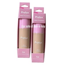 Prolux Cosmetics Matte Foundation In Fair   Set Of 2 
