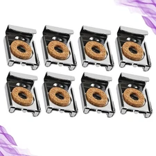 8 Pcs Metal Mirror Clips Spring Loaded Glass Fixing Mount Brackets