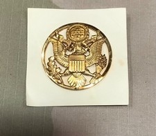 Sombrero del Ejército de los Estados Unidos Dispositivo Gorra Insignia Mujer Dorado ASU Vestido Verde Uniforme Alistado