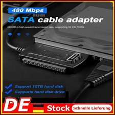 USB2.0 zu SATA PATA 2.5 3.5 HDD SSD-Festplattenadapter-Übertragungsskabel-Kit DE