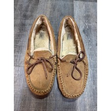 UGG Dakota Chestnut Suede Moccasin Slippers Womens Size 9 5612