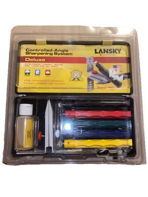 Lansky Deluxe 5-Stone Controlled-Angle Precision Knife Sharpening System - LKCLX