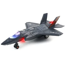 1/72 Fighter Aircraft F35 Jet Aircraft Alloy Model Pull Back Toys Kids Gift s