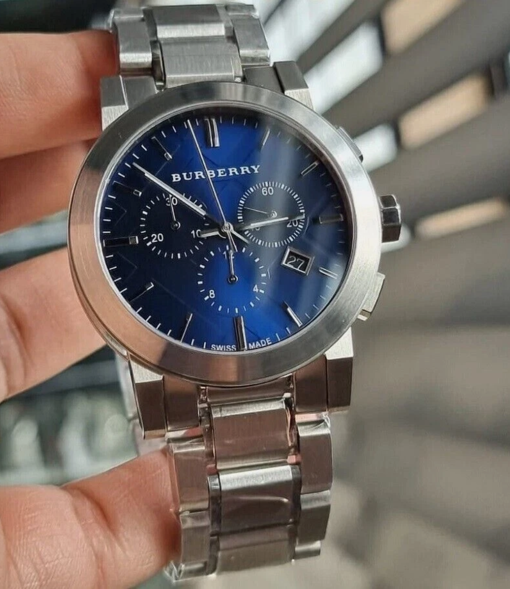 Burberry The City BU9363 Men's Watch - Silver for sale online | eBay