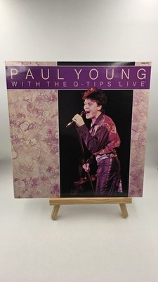 PAUL YOUNG & THE Q-TIPS LP LIVE 1982 EXCL+ UK PRESSING SHM3175