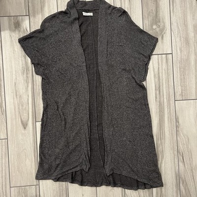 Abercrombie & Fitch Cardigan Womens One Size Grey Excellent Open Front Knit