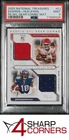2020 NATIONAL TREASURES GEAR CLYDE EDWARDS-HELAIRE-JUSTIN JEFFERSON RC /99 PSA 9