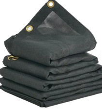 Heavy Duty Mesh Tarp For Dump Truck Mesh 8'X18' Polyester Yarn Coated New