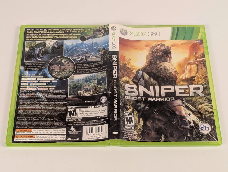 Sniper: Ghost Warrior (Xbox 360, 2010) ➡️No Manual - Tested - Near Mint 📀! - Image 4 of 4