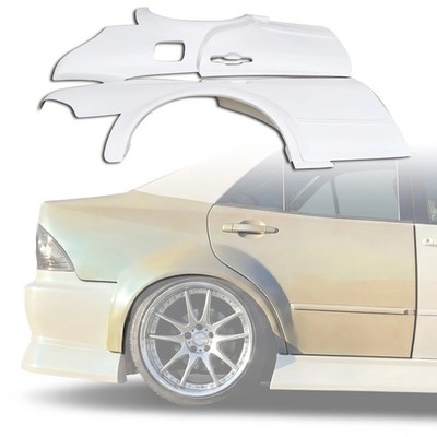 ModeloDrive FRP BSPO Wide Body 60mm Fenders (rear) 4pc IS300 4dr for IS Series 