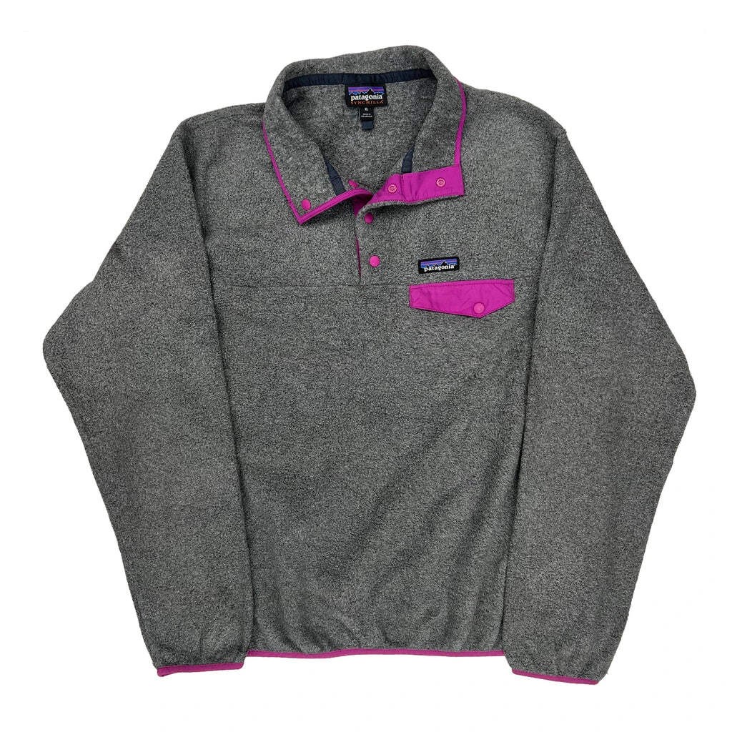 Synchilla Patagonia Fleece - XL Gray Polyester