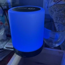 Gemini Pom Bluetooth Speaker & LED Mood Light  - 7 Colors Touch Sensitive