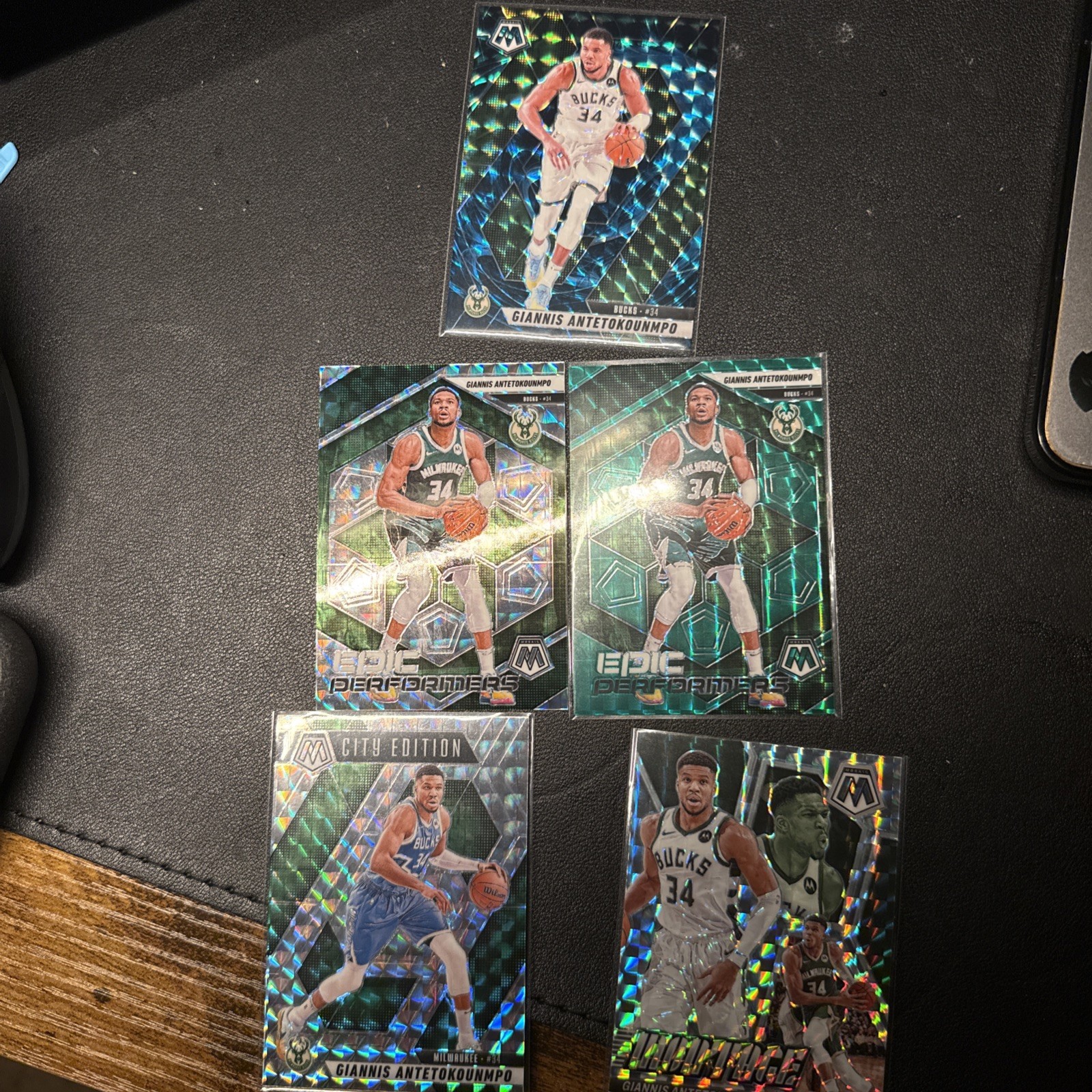 2024-25 Panini Mosaic - Giannis Antetokounmpo #13 Genesis Mosaic Prizm