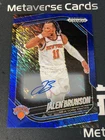 2024-25 Panini Prizm Black Basketball Jalen Brunson Auto Blue Shimmer 22/25