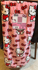 HELLO KITTY CLOUD PLUSH THROW BLANKET - PINK 60" x 70" - SOFT