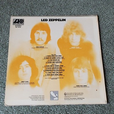 【最高音質 マトC】LED ZEPPELIN SD19126 LED ZEPPELIN STERO LP Led Zeppelin I SD 19126 | eBay