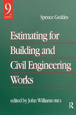 Estimating for Building & Civil Engineering Work - hardcover Williams, John|...