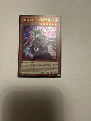 #ad Stare of the Snake Hair Ultra Rare MZMU EN003 NM Maze of Muertos $8.99