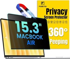 Magnetic Privacy Screen Shield for MacBook Air 15.3 inch 2023-2026, M2, M3, M4,