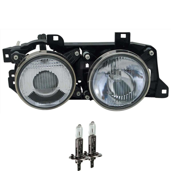 Scheinwerfer Rechts H1/H1 FüR BMW 5Er E34 7Er E32 Inkl. Osram Lampen-image
