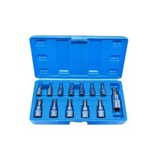 Heavy Dutys 13PC Hex Socket Wrench Bit Kit Ergonomic Steel Repair Tool