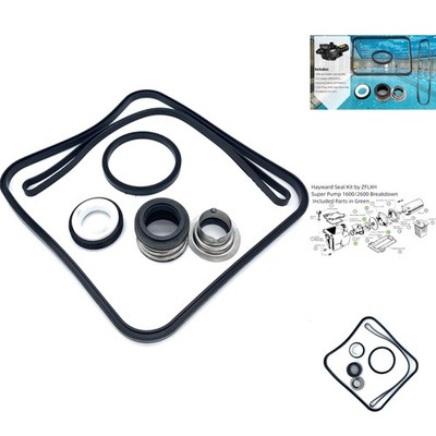Super Pump Seal Rebuild Kit - Gaskets & Shaft Seal for SP1600 SP2600 VSP Models
