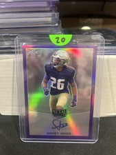 2017 Leaf Metal Draft Purple /25 Sidney Jones #BA-SJ1 Rookie Auto RC