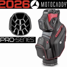Image of MOTOCADDY PRO SERIES CART GOLF BAG BLACK/RED 14 WAY DIVIDER 24 HOUR DELIVERY!!!!