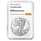 2025-W Proof $1 American Silver Eagle NGC PF70UC Brown Label