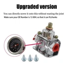 Low Fuel Pressure Regulator Gauge Kit for Carburetor Carb Quick Fuel 12-804 New