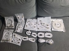 LOT of 24 Cables Cat 8 Ethernet Cable 6ft - 40Gbps 2000MHz - 1ft To 15ft