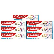 LOT 7 Colgate Total Active Prevention Whitening Gel Fluoride Toothpaste, 5.1 oz